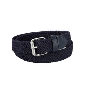 NEW Dockers Navy Blue Stretch Braided Fabric Belt Men's Size L/XL